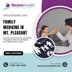 Discover comprehensive and compassionate healthcare for your family in Mt. Pleasant. Our Family Medicine services prioritize your loved one's well-being, providing personalized care from infancy to adulthood. Trust our expert team for all your medical needs, ensuring a healthy and thriving family. Your health, is our commitment. Experience Family Medicine excellence today. Visit our website: https://reverehealth.com/departments/mt-pleasant-family-medicine/