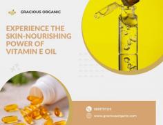 We provide the best skincare products, and vitamin E oil is renowned for its ability to deeply hydrate and nourish the skin. With its ability to combat free radicals, it may be able to lessen the effects of UV ray damage and environmental pollutants. Please visit our website to learn more.

https://graciousorganic.com/product/gromiven-e/