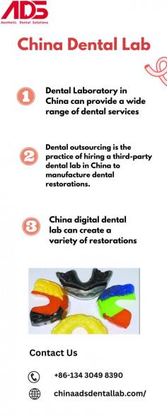 ADS Dental Lab is a reputable China dental lab in Shenzhen, China. We offer a comprehensive range of Full Service Dental Lab in China. We have established ourselves as a trusted dental prosthetics and restoration provider with a commitment to quality, precision, and customer satisfaction.