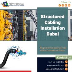VRS Technologies LLC is one among the best Structured Cabling Installation Dubai. We are the supreme providers of cabling services across Dubai. Contact us: +971 56 7029840 Visit us: https://www.vrstech.com/structured-cabling-services.html