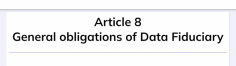 Stay compliant with dpdpa.co.in's guide to General Obligations of Data Fiduciary in digital personal data protection act - Click to explore