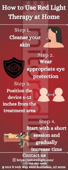 Discover the rejuvenating benefits of red light therapy at home with Mito Red Light. Harness the power of red wavelengths to promote skin health, reduce inflammation, and boost cellular vitality. Simply position the Mito device, clad in sleek design, target desired areas, and bask in the soothing red light. Elevate your wellness routine with convenient, effective red light therapy at home.
https://mitoredlight.com/