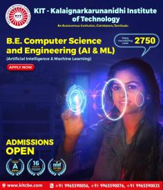 KIT is the best BE CSE AI & Machine Learning Colleges in Tamilnadu, offering a Computer Science Engineering in AI & ML course. Join us to expertise your career.
https://kitcbe.com/CSE-artificial-intelligence-and-machine-learning

#BEartificialintelligenceandmachinelearning #BECSEAI&machinelearningcolleges #computerscienceengineeringinAI&ML
