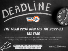 Truck2290 is an IRS-approved & leading form 2290 e-file provider. Also, it has won millions of truckers’ trust in the most recent years. Choose us to file truck 2290 Returns & pay Heavy vehicle use taxes securely to the IRS. 