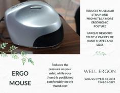 Ergo Mouse is an Ergonomic Design that encourages healthy neutral "handshake" Wrist and arm positions for smoother movement and less overall strain. Superior choice for internet surfers, gamers, and people who work for long durations on computers.

https://wellergon.com/product/ergo-mouse/