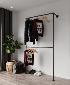 Discover our customizable Clothes Storage Rails collection, innovatively designed to meet your unique storage needs. Whether you're seeking compact solutions for a small bedroom or grand displays for a retail environment, our tailor-made designs adapt to any space and aesthetic. Crafted with quality materials and engineered for durability, our adjustable and space-saving rails offer both form and function. Personalize every detail, from height adjustments to various finishes, and experience the perfect blend of efficiency, elegance, and style. Explore our extensive collection today, and elevate your clothing storage with our versatile, customizable, and elegant Clothes Storage Racks.