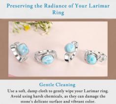 Preserving the Radiance of Your Larimar Ring

1 Gentle Cleaning 