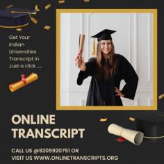Online Transcript is a Team of Professionals who helps Students for applying their Transcripts, Duplicate Marksheets, Duplicate Degree Certificate ( Incase of lost or damaged) directly from their Universities, Boards or Colleges on their behalf. Online Transcript is focusing on the issuance of Academic Transcripts and making sure that the same gets delivered safely & quickly to the applicant or at desired location.