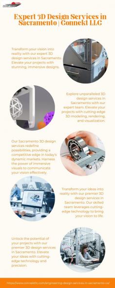 If you want to raise your projects with top-notch 3D design services in Sacramento. Our expert team brings your ideas to life with precision and creativity. Transform your vision into reality. Contact us for innovative solutions that redefine the possibilities of design.