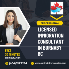 A Licensed Canadian Immigration Consultant in Surrey, BC, such as the professionals at Agnihotri Immigration plays a vital role in assisting individuals and families with their immigration goals in Canada. We are committed to excellent client service to ensure that individuals and families are supported at every stage of the immigration journey. Our consultants are skilled in navigating potential challenges and identifying suitable strategies for success. We also provide personalized solutions tailored to each client's unique circumstances, assisting them in achieving their immigration goals.

