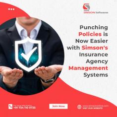 Embrace the future of insurtech, with Simson's insurance agency management software, designed to revolutionize the backend operations of the insurance agencies and IMF. Our insurance agency management systems simplifies the policy punching process by automatically fetching all the details or can be uploaded in bulk via Excel sheet imports. Experience the change with Simson Softwares.