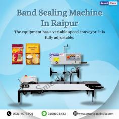 A band sealing machine in Raipur is a device used to seal various types of packaging, like bags or pouches, in the city of Raipur. It's a handy tool for businesses and industries to ensure their products stay fresh and secure during storage and transportation. This machine efficiently seals the packaging by melting and bonding the edges with a band, making it a important asset for local businesses in Raipur.

Contact us : 91713169366 

