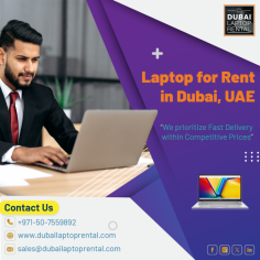 Dubai Laptop Rental Company provides you the best laptop For Rent in Dubai. We will assure you 100% best laptops with required configurations in a bulk. For More info Contact us: +971-50-7559892 Visit us: https://www.dubailaptoprental.com/laptops-for-rental/