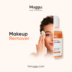 Buy the best makeup remover face wash online at Muggu Skincare. This makeup remover face cleanser gently cleanses your skin and takes off makeup of any kind. For more information contact us on +91-8557-911-911.