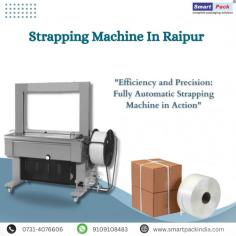 strapping wrapping machine Raipur
The strapping wrapping machine in Raipur is a handy device used to securely wrap and tie packages. It helps businesses in Raipur pack their products neatly and prevent them from getting damaged during transportation. This machine makes the process quick and efficient, saving time and ensuring that packages arrive safely at their destination. Whether you're sending goods locally or internationally from Raipur, this machine is a valuable tool for your packaging needs.
