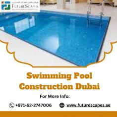 Futurescapes offers the Swimming Pool Construction Dubai in affordable prices. We construct a pool in artistic way which feels like awesome and pleasant. For More Info Contact us: +971-52-2747006 Visit us: www.futurescapes.ae