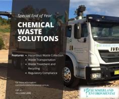 Eco-Friendly Chemical Waste Disposal & Portable Toilet Services
Safely manage chemical waste disposal with Summerland Environmental. Our expert services ensure compliant, eco-friendly solutions for all your hazardous waste needs. Trust us for responsible and reliable disposal practices.
https://www.summerlandenvironmental.com.au/services/chemical-waste/