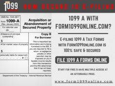 E-filing 1099 A with Form1099online.com offers robust security measures, safeguarding sensitive financial information. Cutting-edge encryption and authentication protocols ensure your data remains confidential.