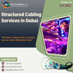 VRS Technologies LLC is the expert service provider of Structured cabling Services Dubai. We are one of the strongest supplier of cabling needs depends on your infrastructure. Contact us: +971 56 7029840 Visit us: https://www.vrstech.com/structured-cabling-services.html