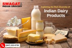 Discover the delicious and diverse world of Indian dairy products, from creamy paneer to aromatic ghee. Explore the flavors of India! Contact at (847) 222-0735.
