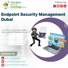 Techno Edge Systems LLC provides you the best Endpoint Security Management Dubai. We are here to fulfill the customer needs completely through our services. Contact us: +971-54-4653108 Visit us: https://www.itamcsupport.ae/services/endpoint-security-solutions-in-dubai/