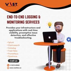 End-to-End logging and monitoring is a must for organizations to provide better infrastructure for their applications. 
 
Scale your business today with VaST ITES INC. 
 
One stop solution for all kinds of DevOps and cloud services! 
 
Contact us today! 
 
Call us at: +1 31272 49560 
 
Mail us at: info@vastites.ca 
 
Visit our website: vastites.ca
