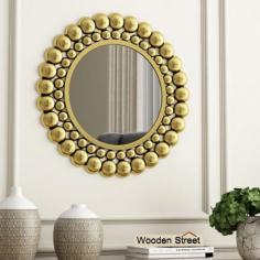 Buy Scalo Metal Mirror with Frame Online in India at Wooden Street