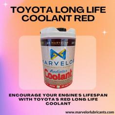 Discover the ultimate protection for your vehicle's engine with Toyota's Long Life Coolant in vibrant red. Ensure longevity and reliability with our trusted formula.  For more - https://www.marvelorlubricants.com/specialty-product/coolant-long-life-red

