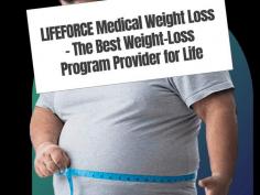 LIFEFORCE Medical Weight Loss is a well-known weight loss program provider. Our program is designed to help you lose extra pounds and reshape your lifestyle by breaking unhealthy health habits. Get in touch today!
