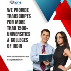 Online Transcript is a Team of Professionals who helps Students for applying their Transcripts, Duplicate Marksheets, Duplicate Degree Certificate ( Incase of lost or damaged) directly from their Universities, Boards or Colleges on their behalf. Online Transcript is focusing on the issuance of Academic Transcripts and making sure that the same gets delivered safely & quickly to the applicant or at desired location. https://onlinetranscripts.org/