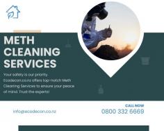 We provide eco-friendly Meth Cleaning Services in New Zealand

Our Meth Cleaning Services can help you if your business, home, or vehicle needs meth contamination. Live in healthy NZ homes and reduce the risks to avoid any potential health issues. For a quick check if any of your assets has been contaminated with methamphetamine use our instant Meth Testing Kits.