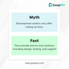 GwayERP - To be known as a custom software development company with the best business outcomes. We work with clients to achieve high standards. We deliver the product with enhanced reports to benefit the business and provide it with unique features. We create your own software from scratch based on your specifications. Custom software development alone allows for 100% successful implementation.