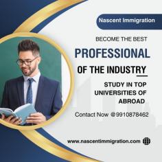Nascent Immigration is a Team of Professionals who kept your personal and professional needs into consideration before recommending a visa for you. They are there to study your profile thoroughly and counsel you as per your future aspirations. Those Students who are planning to study abroad we assure that once you meet our consulting professionals all your doubts and queries will be answered and you’ll just want to be proactive enough to complete the process at the earliest. Canadian Student Visa is the first preferable choice of almost all the Indian Students for Higher Studies but there are so many other options are also available these days. We are working as a Study Abroad Consultants and helping Students to get the admissions in Canada, Australia, New Zealand, Ireland, USA & UK. Online Student Visa also dealing in Permanent Residency Visa of Canada, Business Visa of Canada, LMIA Support in Canada, Permanent Residency Visa of Australia, Transcript Support, Overseas Staffing, PR Consultancy.