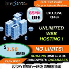 For a limited time, Interserver is offering its most popular website hosting package at huge 65% discount. Means no more high cost hurt your pocket.
Now Get started at just $.01 For the first month : https://cutt.ly/kwQDAMWE 
Unlimited SSD Space
24*7 Human Support
30 Days Long Money Back Guarantee
Weekly Backups
Free Cloudflare CDN, SSL & 450 Cloud apps: https://cutt.ly/AwQDSc75 

#hosting #SSDHosting #Server #wordpress #cpanel #domain #website
