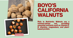 Nourish your body with the goodness of Nutritious California Walnut - a nutrient-packed and heart-healthy choice. These premium walnuts are a natural source of essential omega-3 fatty acids, antioxidants, and other vital nutrients. Incorporating Nutritious California Walnut into your diet can support overall well-being and provide a satisfying and nourishing snacking option. Embrace the health benefits of these high-quality walnuts
https://theboyo.com/products/walnut-without-shell-premium-large-nuts