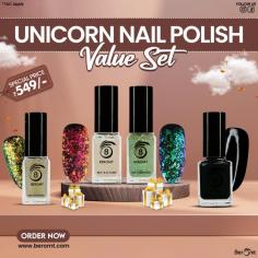 Beromt unicorn nail polish: Unique Color Shifting Nail Polishes Shop online in India | Gel Nail Polish | Beromt