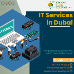 Techno Edge Systems LLC is the most evident supplier of IT Services Dubai. We are Striving to keep innovative and affordable IT Services for your company. For More Info Contact us: +971-54-4653108  Visit us: https://www.itamcsupport.ae/