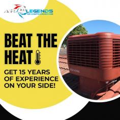 Air Legends is a distinguished leader in evaporative air conditioning services, serving Perth, Western Australia, with a remarkable 15-year legacy of industry excellence. Since our inception in 2009, we've become synonymous with top-tier, cost-effective solutions. Our skilled technicians are efficiency-focused, dedicated to enhancing your system's performance, delivering unparalleled comfort and energy savings. For all your evaporative air conditioning needs, rely on Air Legends and witness the profound difference our expertise can make.