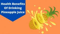 Discover the top 10 health benefits of drinking Pineapple juice which is a good source of vitamin c, magnesium, calcium, etc. Visit Livlong for more information on the top 10 benefits of drinking pineapple juice which improves vision, heart health, bone strength, etc.