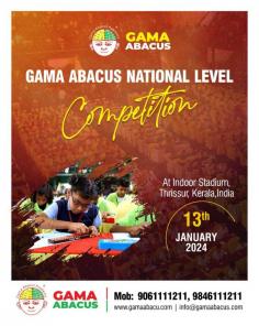 Gama abacus provides the best abacus teacher training. By improving their ability to teach math, educators can help to improve student performance and create more engaging and interactive classroom experiences. We provide abacus training, abacus classes, and an abacus franchise.For more visit - https://gamaabacus.com Email - info@gamaabacus.com
Phone - 9061111211, Address - Fousia comercial center, Calvary Rd, West Fort,Thrissur, Kerala, 680004
