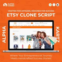 Alphakartz Etsy clone script – sculpt a dynamic, visually stunning online marketplace. 