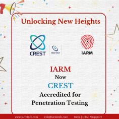 "It's Official! IARM is now CREST-Accredited for Penetration Testing Excellence! Join us in celebrating this remarkable achievement! Achieving CREST accreditation is a testament to our unwavering commitment and tireless dedication to cybersecurity excellence. With this milestone, we're raising the bar and setting the gold standard in the world of cybersecurity.
m/crest-accredited-pentesting-services/"