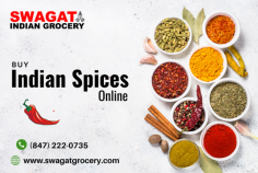 Explore a world of flavor with the convenience of buying Indian spices online. Discover a wide selection of aromatic and authentic spices for your culinary delights. Order now from our Swagat Indian Grocery.
