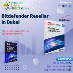 Techno Edge Systems LLC offers the most reliable services of Bitdefender Reseller in Dubai. We provide finest solutions to all kinds of new and existing threats. For more Info Contact us: +971-54-4653108   Visit us: https://www.itamcsupport.ae/