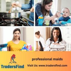 Looking for Professional Maids in UAE? TradersFind connects you with a wide range of maid companies that are suited to your unique needs. Our expert maids are qualified to provide superior cleaning services for your house is clean and well-maintained. Contact Now! For More Visit Us:https://www.tradersfind.com/category/maid-services/644fb84b294b4e53e904729a