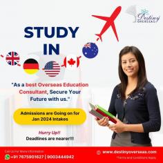 Pursue your dream of overseas education with Destiny Overseas. We specialize in guiding students through college selection, visa application, scholarship opportunities, and personal growth. Discover a world of academic possibilities and cultural experiences with Destiny Overseas by your side.