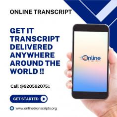 Online Transcript is a Team of Professionals who helps Students for applying their Transcripts, Duplicate Marksheets, and Duplicate Degree Certificate (In case of loss or damage) directly from their Universities, Boards, or Colleges on their behalf. Online Transcript focuses on issuing Academic Transcripts and ensuring that the same gets delivered safely & quickly to the applicant or at the desired location. 