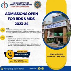 Index Institute of Dental Sciences - Best Dental College in Indore	
Explore the best dental college in Indore, offering world-class training and cutting-edge facilities. Our commitment to excellence in dental education, research, and patient care remains unwavering.	