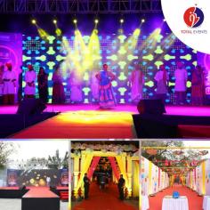 TOTAL EVENTS is an Best Event Management Company in Pune having an expertise in organizing Corporate & Wedding Events at any scale. Our key responsibilities are right from conception to completion. The diverse skill and considerable experience within the personal is what really gives us ability to stand out from the crowd. We give you 100% guarantee to deliver high and the exclusive Event Management Service to achieve your event goal. We have an Mastery in Events, Exhibitions, Activations & Wedding. also we provide Event Equipment's Rentls.