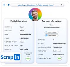 Discover the power of Scrapin.io, the ultimate scraping tool to extract data from LinkedIn. Get your data fast, easily and securely with our advanced scraping technology!

https://www.scrapin.io/